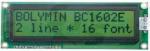 ЖКИ Индикатор ЖКИ LCD BCB160210ALYSPTWU-1.0 аналог RC1602EYKYCSX аналог BC1602EGPLCH , WH1602L-YGH-CT BOLYMIN